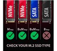 Boitier externe USB-C 3.2 Axagon EEM2-GAM - S-ATA/NVMe M.2 Type 2280 (Noir)