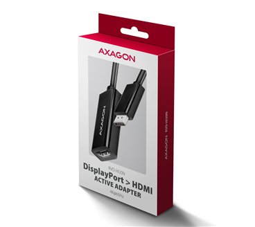 Axagon RVD-HI20N câble vidéo et adaptateur 0,15 m DisplayPort HDMI Noir