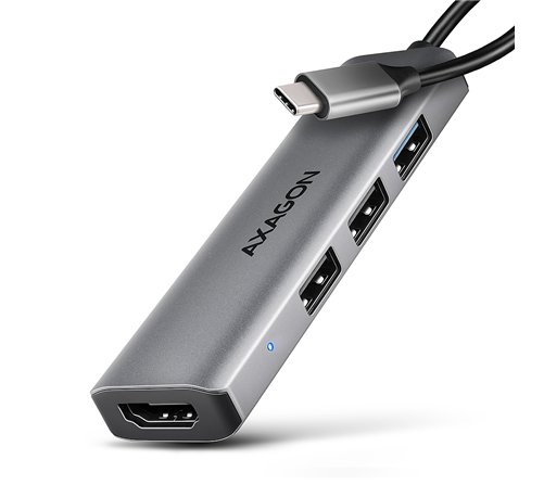 Axagon HMC-H3A laptop dock/port replicator