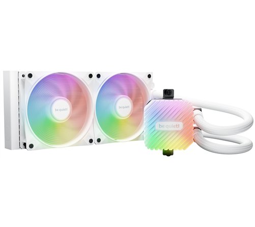 be quiet! Light Loop 240 mm White | Système de refroidissement liquide tout-en-un, 240 mm, blanc, socket Intel et AMD, ARGB