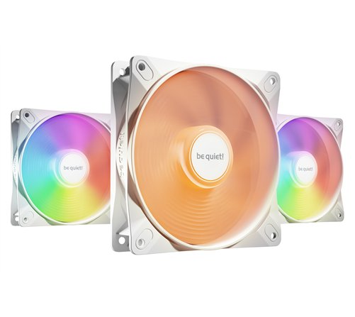 be quiet! Light Wings LX 120 mm PWM | Ventilateur PC ARGB White, Pack de 3