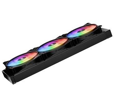 Lot de 3 Ventilateurs de boitier be quiet! Light Wings LX High Speed RGB - 12cm (Noir)