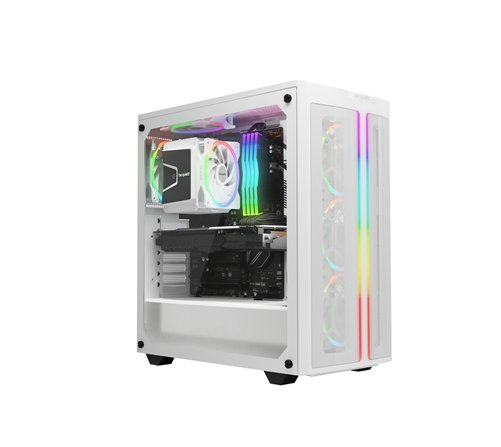 Lot de 3 Ventilateurs de boitier be quiet! Light Wings High Speed RGB - 12cm (Blanc)
