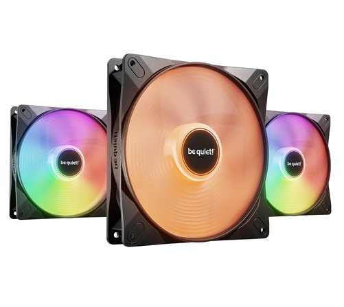 be quiet! LIGHT WINGS LX 140mm PWM High Speed 3-Pack Black