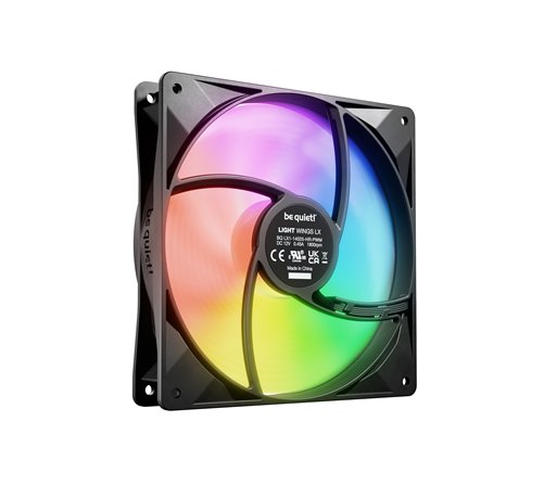 Lot de 3 Ventilateurs de boitier be quiet! Light Wings LX High Speed RGB - 14cm (Noir)