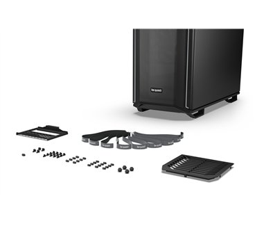 be quiet! Dark Base 701 Noir | Boîtier PC ARGB vitré, Mini ITX / Micro ATX / ATX / E-ATX / XL-ATX, 3 ventilateurs Silent Wings 4