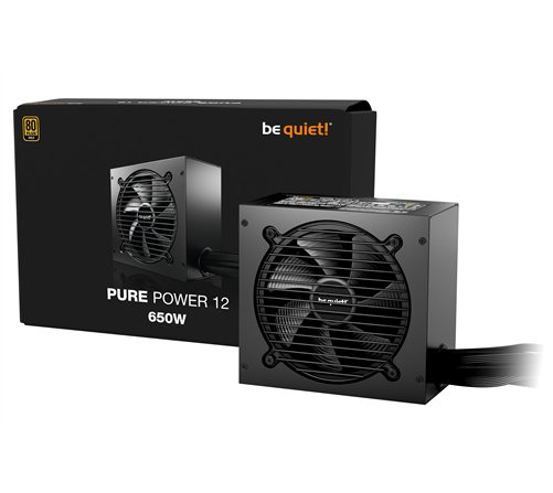 Alimentation ATX be quiet! Pure Power 12 - 650W (Noir)