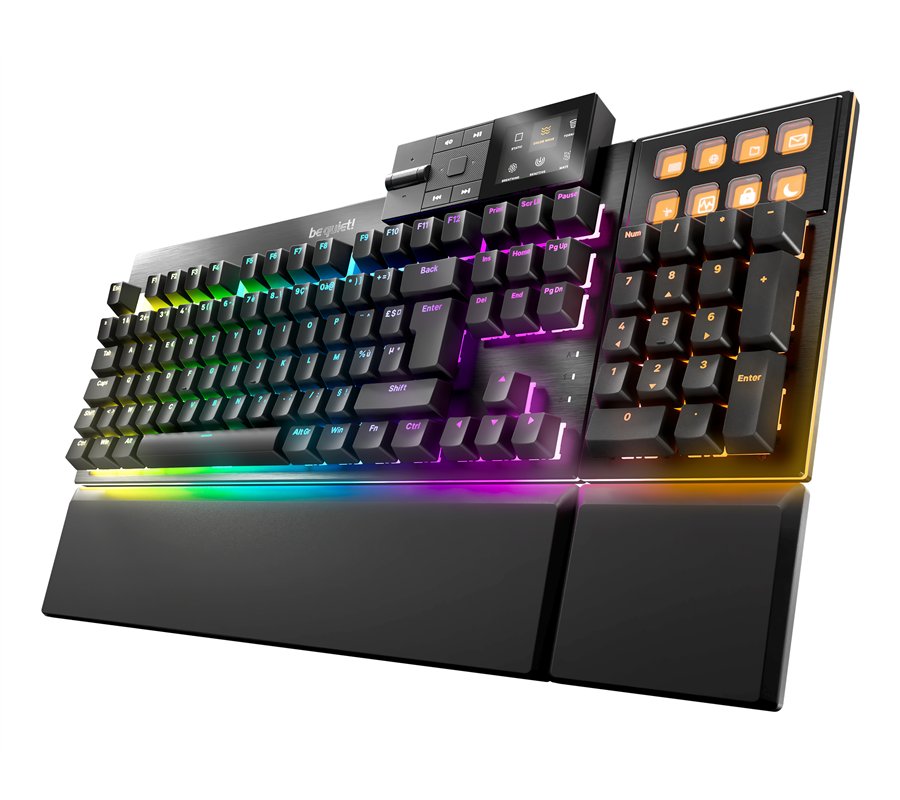 Clavier Gamer mécanique (Silent Tactile) be quiet! Dark Mount RGB (Noir)