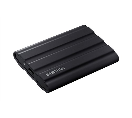 SSD EXT SAMSUNG T7 Shield 1000G Noir USB 3.2 Gen 2 Lecture 1050 Mo/s Ecriture 1000 Mo/s MU-PE1T0S/EU