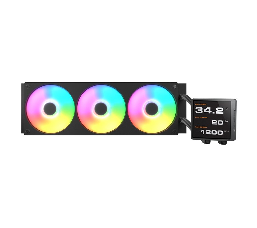 Kit Watercooling AIO Cougar  Poseidon Vistek Pro RGB - 360mm (Noir)