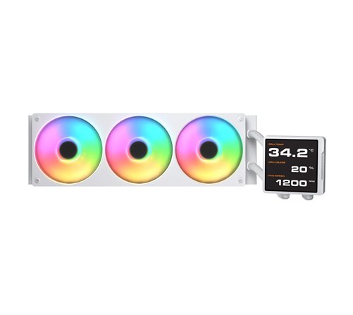 COUGAR CGR-PSDVPRGB-W-360 Processeur Refroidisseur de liquide tout-en-un 12 cm Blanc