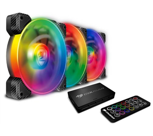 COUGAR Vortex RGB SPB 120 Boitier PC Ventilateur 12 cm Noir