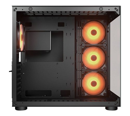 Boitier Moyen Tour ATX Cougar FV150 RGB avec panneaux vitrés (Noir)