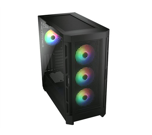 Boitier Moyen Tour E-ATX Cougar DuoFace Pro RGB avec panneaux vitrés (Noir)