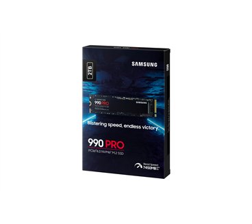 SSD SAMSUNG SERIE 990 PRO M.2 2To 2280 PCIe Gen 4.0 x4 NVMe 2.0 Lecture 7450Mo/s Ecriture 6900Mo/s MZ-V9P2T0BW