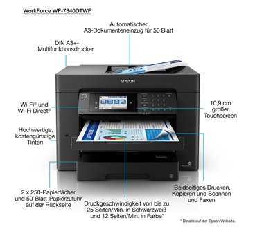 Epson WorkForce Pro WorkForce WF-7840DTWF