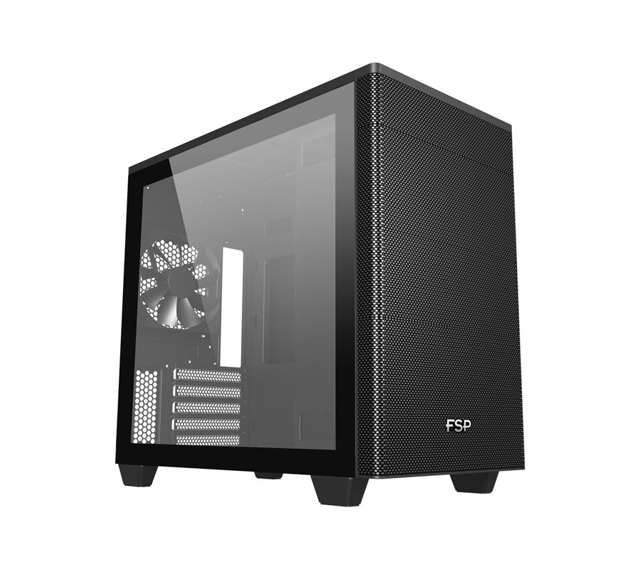 Boitier Mini Tour Micro ATX FSP CST360 avec panneau vitré (Noir)