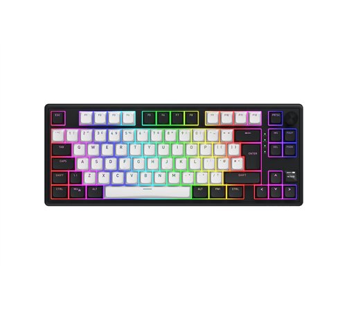 HATOR Skyfall 80 MAG ULTIMA 8K wireless clavier Gaming USB + RF Wireless + Bluetooth QWERTY Anglais britannique Noir, Blanc