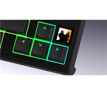 HATOR Skyfall 80 MAG ULTIMA 8K wireless clavier Gaming USB + RF Wireless + Bluetooth QWERTY Anglais britannique Noir, Blanc