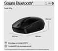 Souris sans fil Bluetooth Programmable HP 420 (Noir)