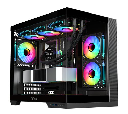 itek DARK CAVE DS Tower Noir