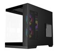 Boitier Moyen Tour ATX iTek Dark Cave DS RGB avec panneaux vitrés (Noir)