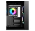 Boitier Moyen Tour ATX iTek Dark Cave DS RGB avec panneaux vitrés (Noir)
