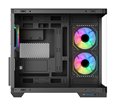 Boitier Moyen Tour ATX iTek Dark Cave DS RGB avec panneaux vitrés (Noir)