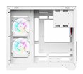 Boitier Moyen Tour ATX iTek Dark Cave DS RGB avec panneaux vitrés (Blanc)
