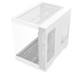 Boitier Moyen Tour ATX iTek Dark Cave DS RGB avec panneaux vitrés (Blanc)