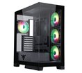 Boitier Moyen Tour ATX iTek Showbui 45 RGB avec panneaux vitrés (Noir)
