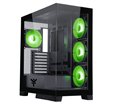 Boitier Moyen Tour ATX iTek Showbui 45 RGB avec panneaux vitrés (Noir)