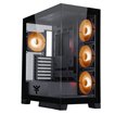 Boitier Moyen Tour ATX iTek Showbui 45 RGB avec panneaux vitrés (Noir)