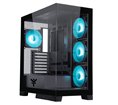 Boitier Moyen Tour ATX iTek Showbui 45 RGB avec panneaux vitrés (Noir)