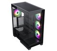 Boitier Moyen Tour ATX iTek Showbui 45 RGB avec panneaux vitrés (Noir)