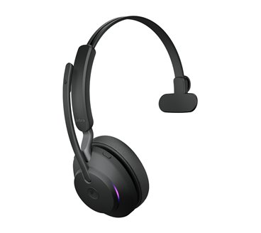 Jabra Evolve2 65 Casque Sans fil Arceau Bureau/Centre d'appels USB Type-A Bluetooth Socle de chargement Noir
