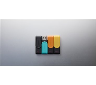 Kingston Technology DataTraveler 128GB Portable USB 3.2 Gen 1 Exodia S (Noir/Turquoise)