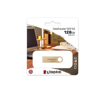 Kingston Technology DataTraveler 128Go 220Mo/s Clé USB 3.2 Gen 1 Métal SE9 G3