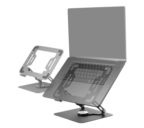 Support / réhausseur Mars Gaming MA-RSN pour ordinateur portable 17"max (Gris)
