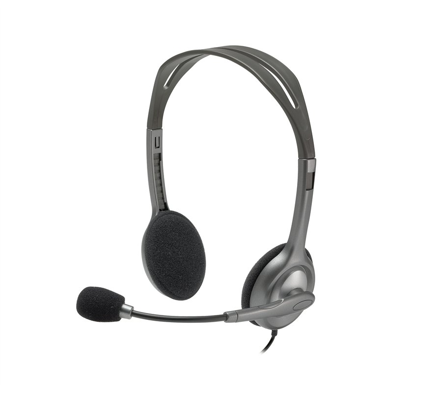 Casque Micro Logitech Headset H110 (Noir)