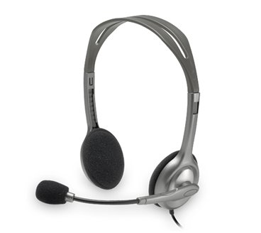 Casque Micro Logitech Headset H110 (Noir)