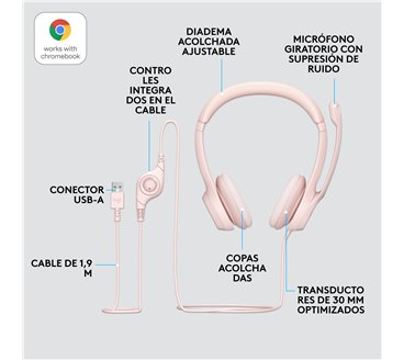Logitech 981-001281 headphones/headset