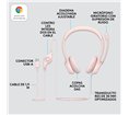 Casque Micro Logitech H390 (Rose)
