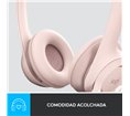 Casque Micro Logitech H390 (Rose)