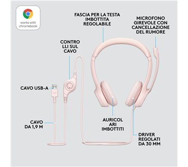 Logitech 981-001281 headphones/headset