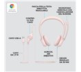 Casque Micro Logitech H390 (Rose)