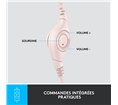 Casque Micro Logitech H390 (Rose)