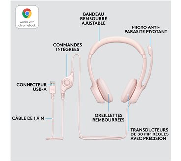 Logitech 981-001281 headphones/headset