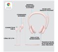 Casque Micro Logitech H390 (Rose)