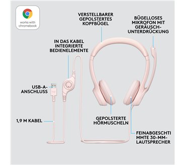 Logitech 981-001281 headphones/headset